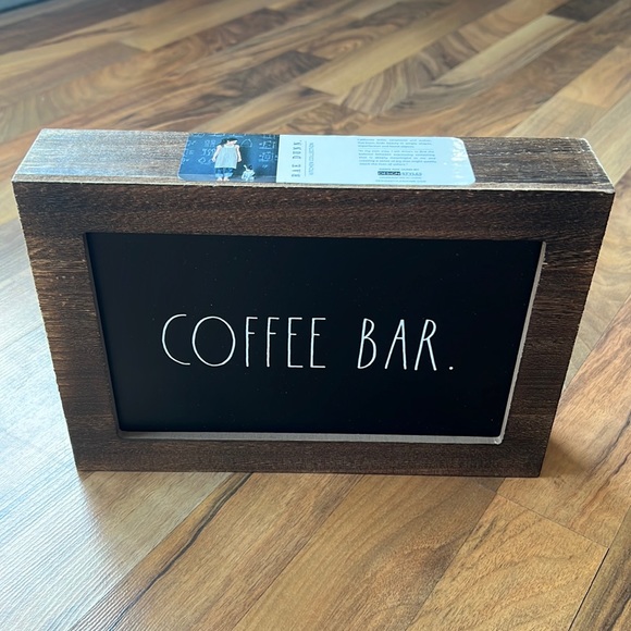 Rae Dunn Other - Rae Dunn COFFEE BAR. Wood Box Sign NEW